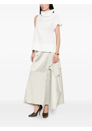 Niccolò Pasqualetti Pannello maxi skirt - Green