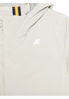 K-Way Jacko hooded logo jacket - Neutrals