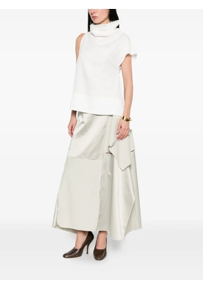 Niccolò Pasqualetti Serra high-neck top - White