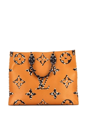 Louis Vuitton Pre-Owned OnTheGo Limited Edition Jungle Monogram Giant GM tote bag - Brown