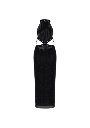Oséree halterneck maxi dress - Black