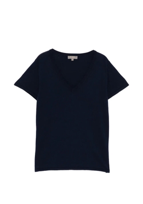 N.Peal Selene V-neck top - Blue