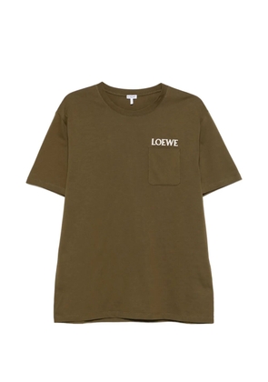 LOEWE pocket logo T-shirt - Green