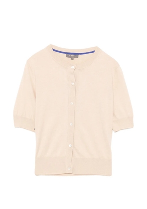 N.Peal crew neck short-sleeve T-shirt - Neutrals