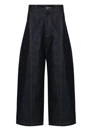 SAGE NATION seam-detail wide-leg jeans - Blue