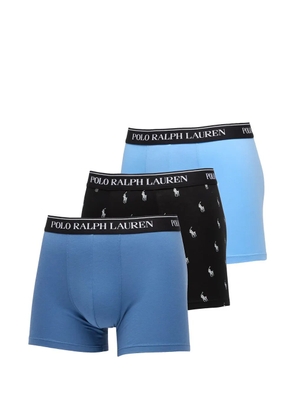 Polo Ralph Lauren logo-waistband boxers (pack of three) - Blue