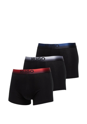 HUGO logo-detail boxers set (set of three) - Black