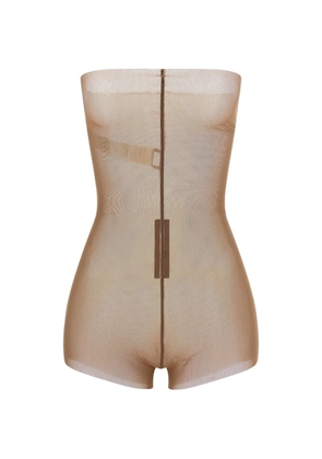 Rick Owens transparent playsuit - Neutrals