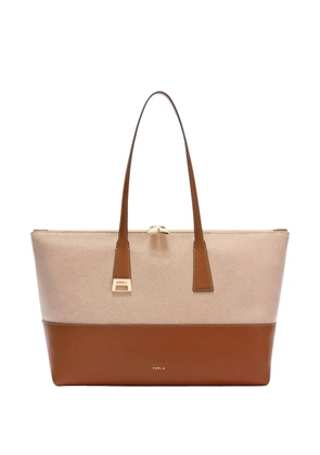 Furla large Olivia tote bag - Neutrals