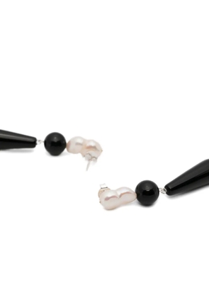 Completedworks pearl-embellishment earrings - Silver