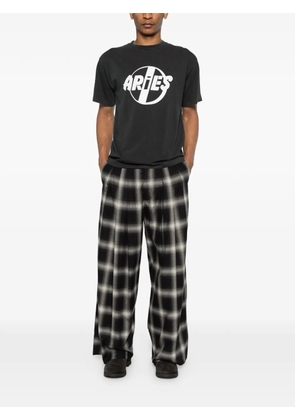 Aries Faded Punk graphic T-shirt - Black