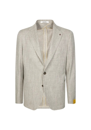 Tagliatore herringbone single-breasted jacket - Grey
