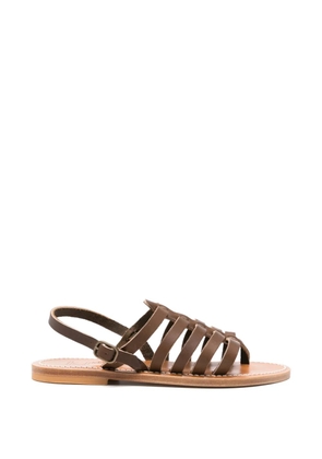 K. Jacques strappy flat sandals - Brown