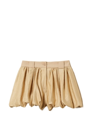 TWINSET woven short trousers - Gold