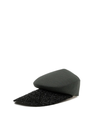 Comme des Garçons Homme Plus textured panelled hat - Green