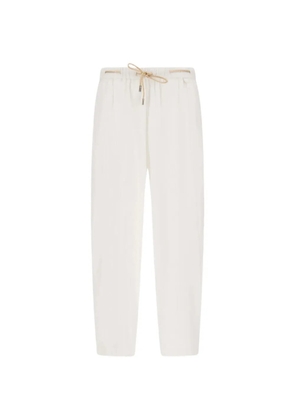Herno drawstring-detail trousers - White
