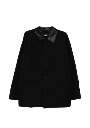 Comme des Garçons Homme wool collared jacket - Black