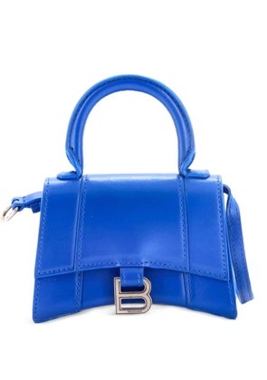 Balenciaga Pre-Owned Hourglass Top Handle Bag Leather Mini crossbody bag - Blue