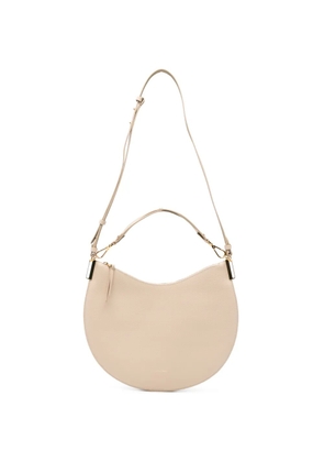 Coccinelle large Sunup zip leather tote bag - Neutrals