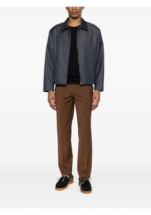 SANDRO zipped shirt jacket - Blue