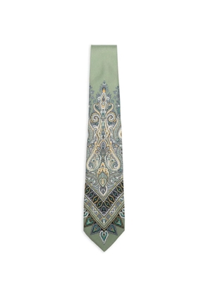 ETRO paisley-print tie - Green
