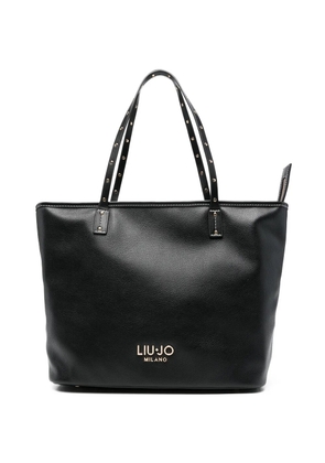 LIU JO studded-handles tote bag - Black
