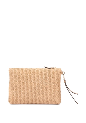 Jimmy Choo zipped flat pouch - Neutrals