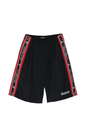 Willy Chavarria logo-embroidered shorts - Black