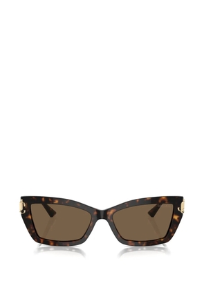 Jimmy Choo Eyewear logo-motif sunglasses - Brown