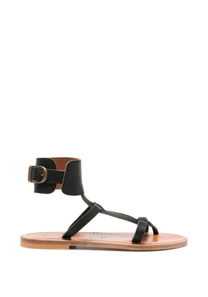 K. Jacques ankle-cuff flat sandals - Black
