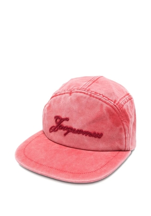 Jacquemus embroidered cotton baseball cap