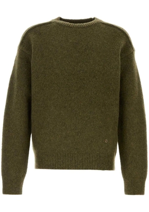 Burberry logo-charm jumper - Green