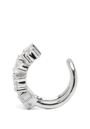 Completedworks Juggernaut zirconia-embellishment ear cuff - Silver