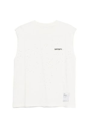 Satisfy crew-neck vest - Neutrals