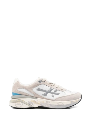 Premiata Moe Run logo-applique sneakers - Neutrals