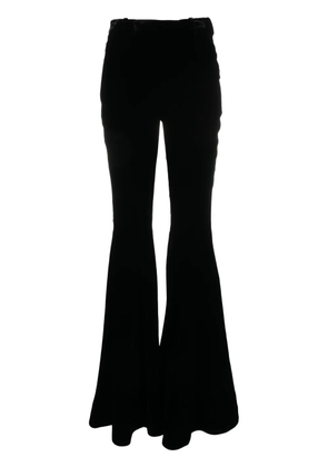 Saint Laurent high-waisted flared trousers - Black