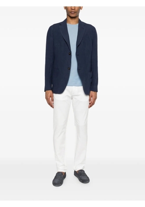 Emporio Armani linen blazer - Blue