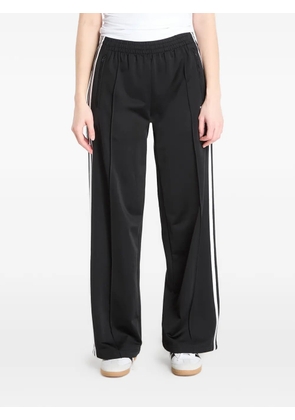 adidas side-stripe track pants - Black