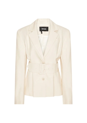 ROTATE BIRGER CHRISTENSEN belt-detail blazer - Neutrals