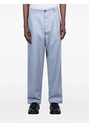 Universal Works Duke front-pleat trousers - Blue