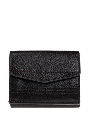 LEMAIRE Gear flap wallet - Brown