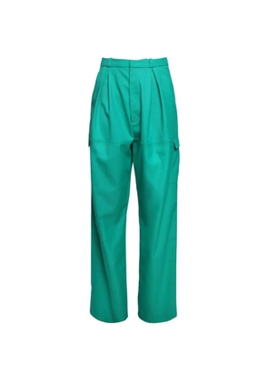 Lhd pleated cargo trousers - Green