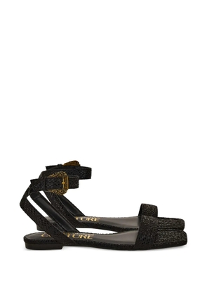 Versace Jeans Couture buckled-strap sandals - Black