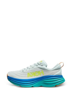 HOKA Bondi 8 logo-detail sneakers - Blue