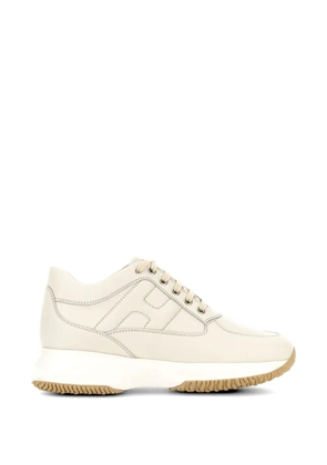 Hogan Interactive logo-panel sneakers - Neutrals