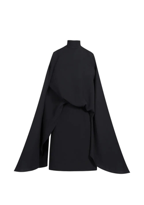 Taller Marmo Bacall high-neck open-sleeve dress - Black