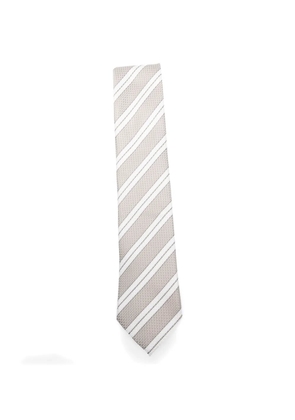Zegna striped tie - Neutrals