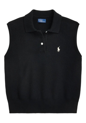 Polo Ralph Lauren sleeveless polo top - 002 POLO BLACK