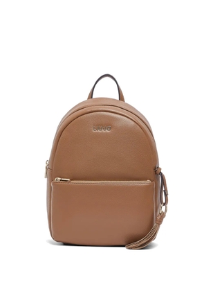 LIU JO tassel-detail zipped backpack - Brown