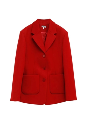 LOEWE flap pocket button jacket - Red